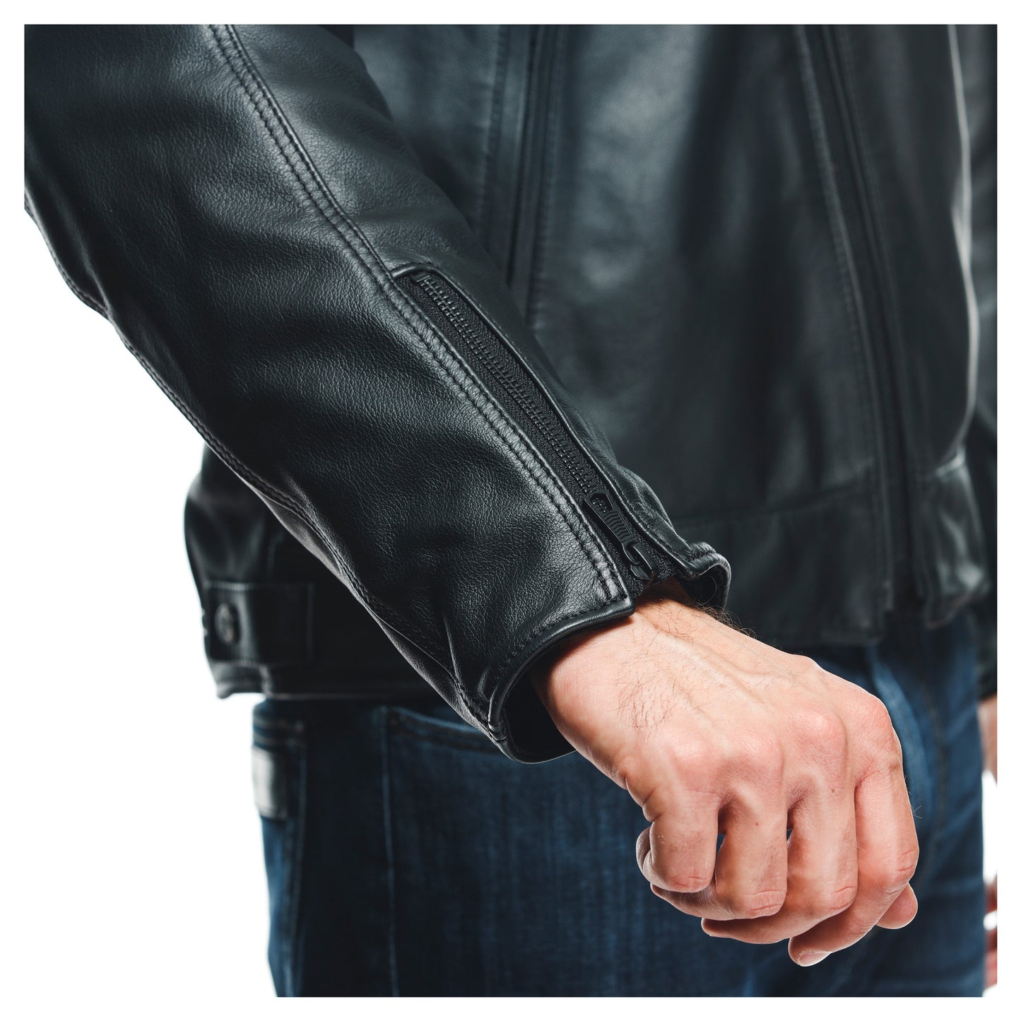 Dainese Zaurax Leather Jacket - Black