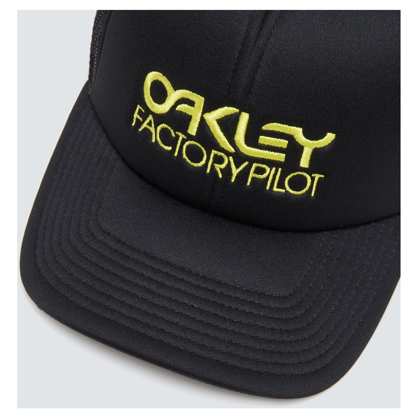 Oakley Factory Pilot Trucker Hat - Black/Sulphur