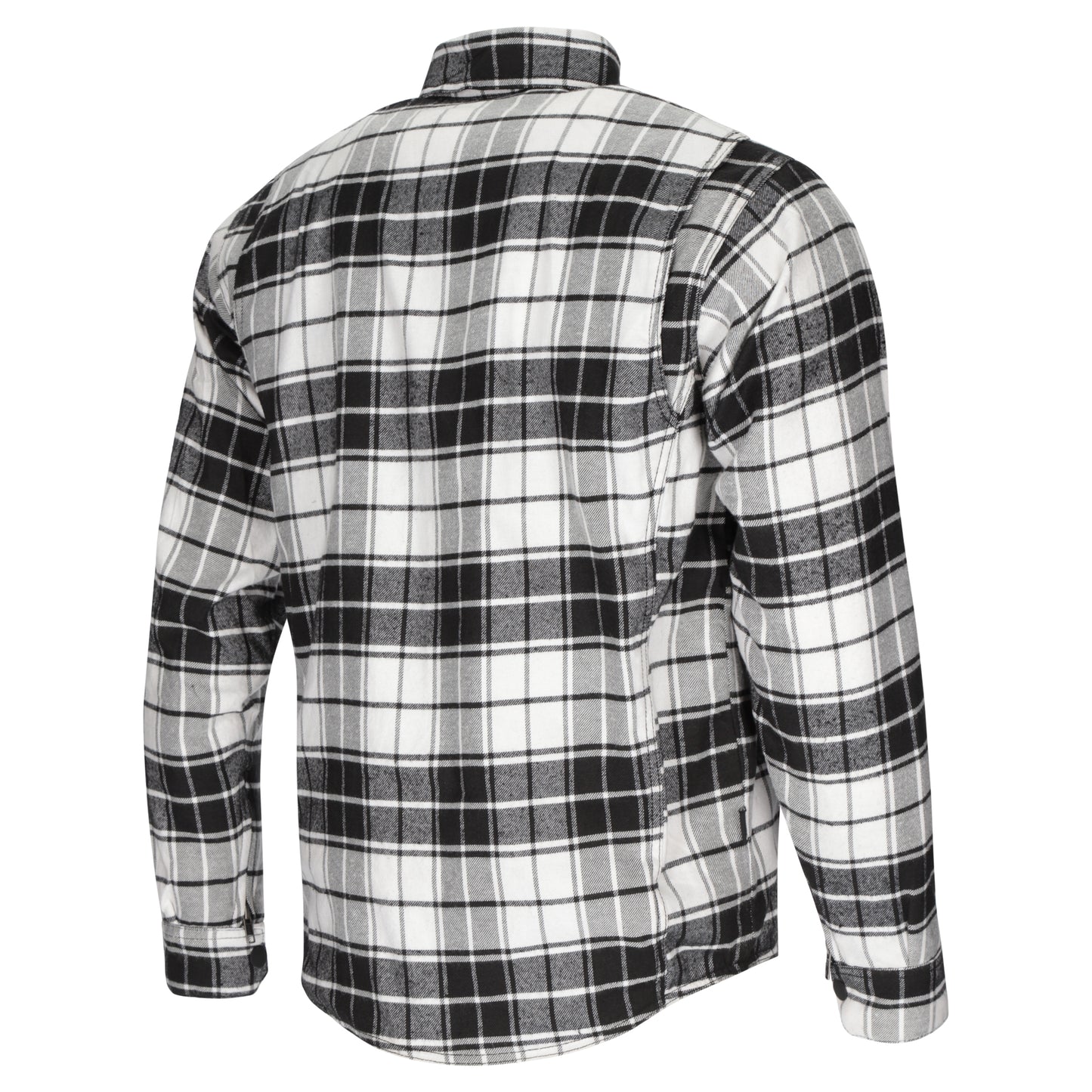 Argon Savage Kevlar Armoured Flannel Shirt - Black / White