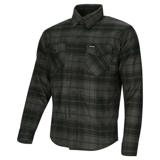 Argon Savage Kevlar Armoured Flannel Shirt - Black / Green