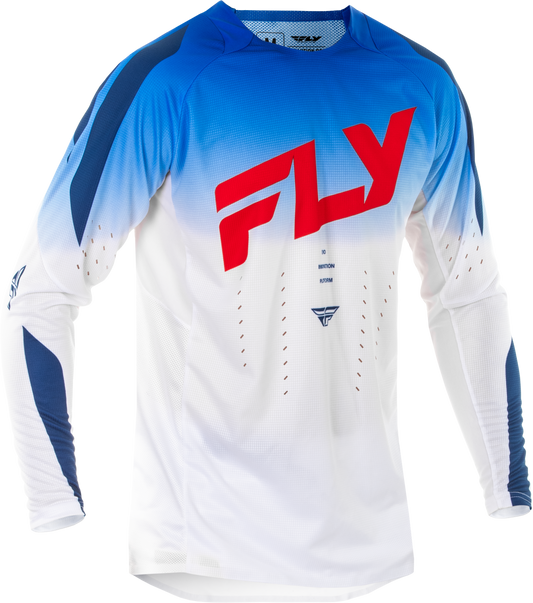 Fly MX25 Evo Jersey Red White Blue