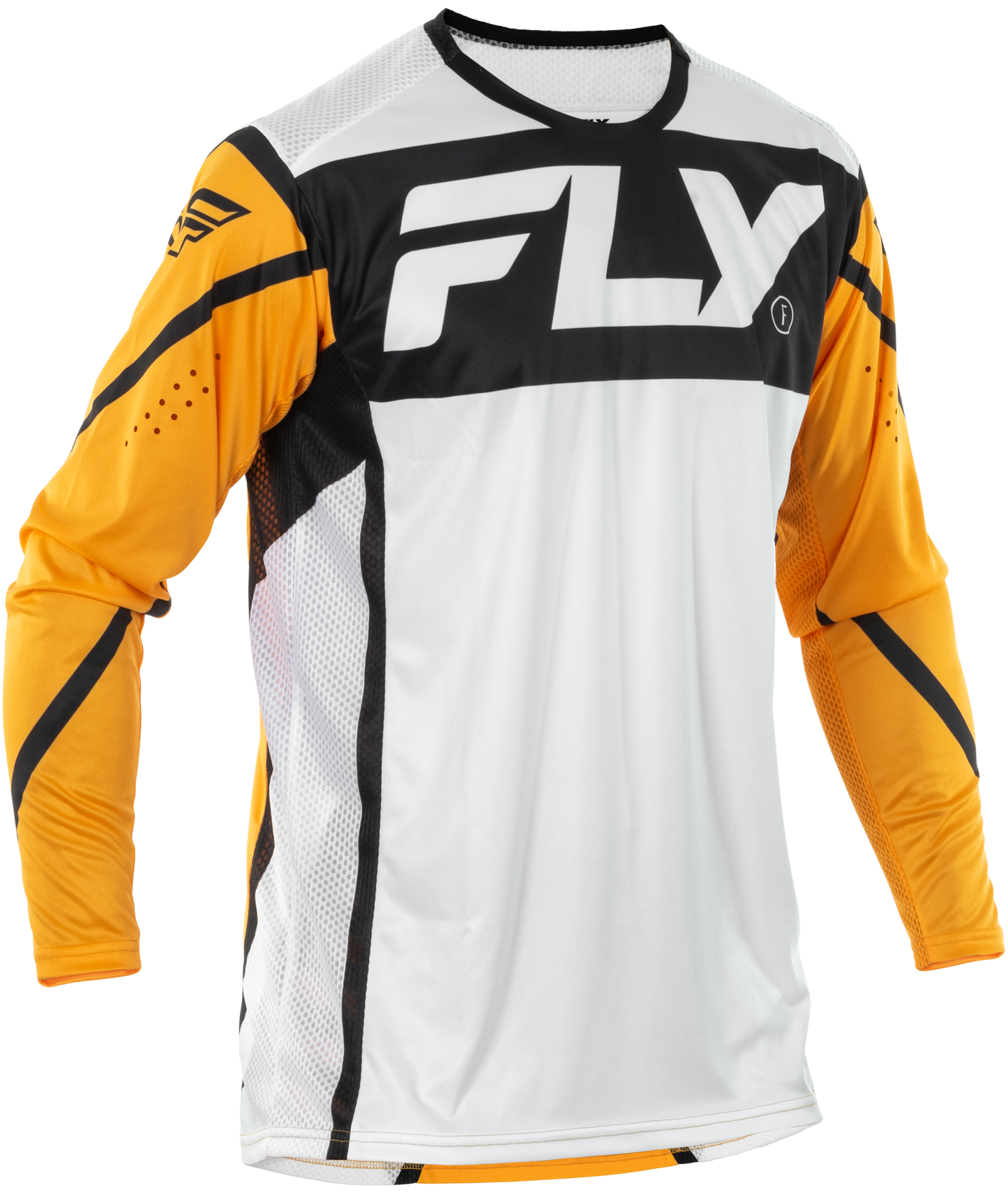 Fly MX25 Lite Jersey White - Black Mustard