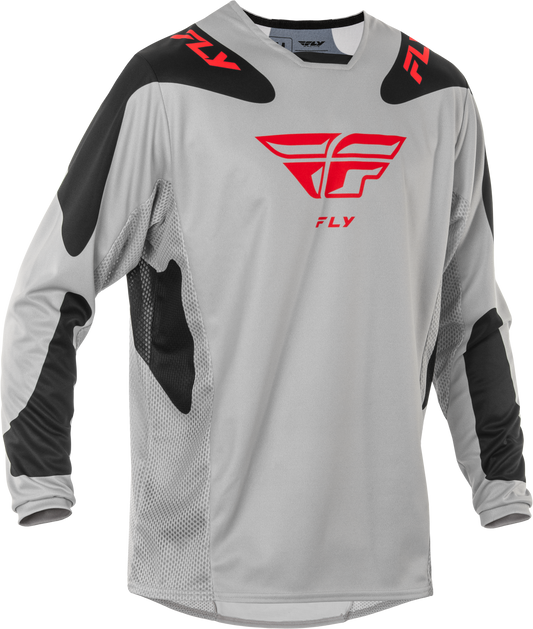 Fly MX25 Kinetic Sym Jersey Grey Red - Black