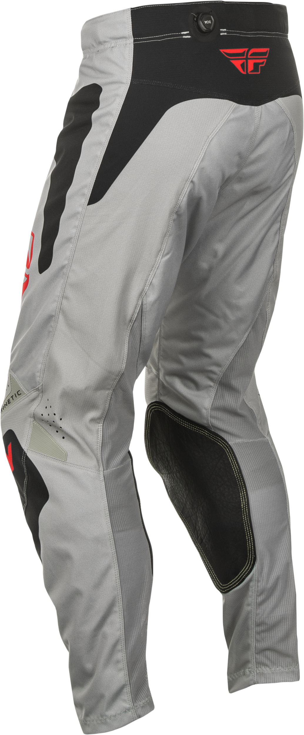Fly MX25 Kinetic Sym Pants Grey Red - Black