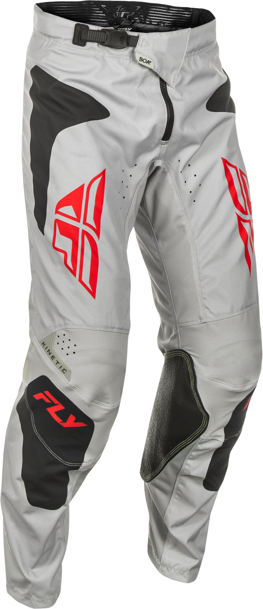 Fly MX25 Kinetic Sym Pants Grey Red - Black