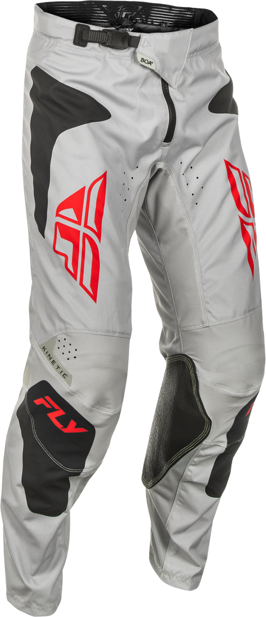 Fly MX25 Kinetic Sym Pants Grey Red - Black
