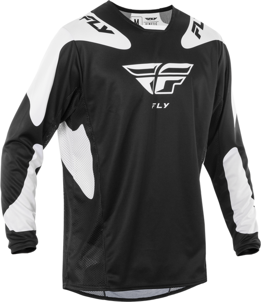 Fly MX25 Kinetic Sym Jersey - Black / White