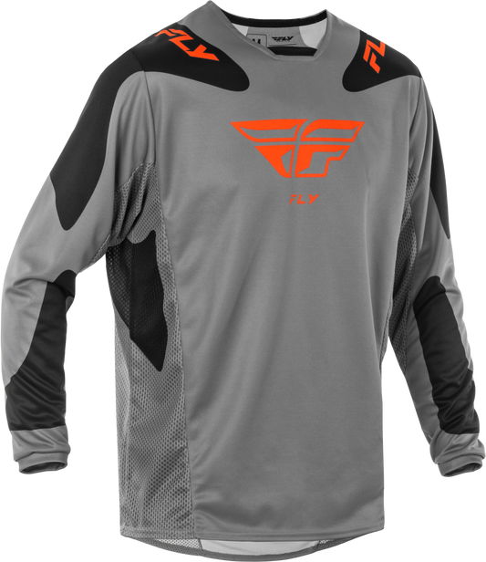 Fly MX25 Kinetic Sym Jersey Grey Orange - Black
