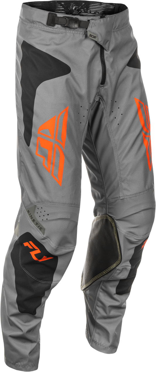 Fly MX25 Kinetic Sym Pants Grey Orange - Black