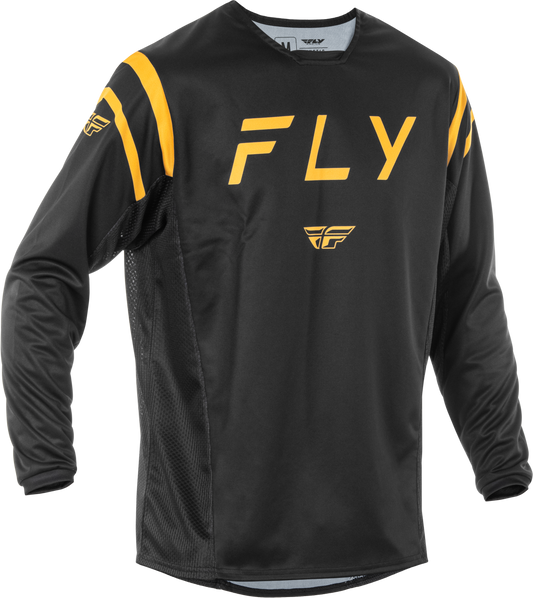 Fly MX25 Kinetic Center Jersey - Black Gold