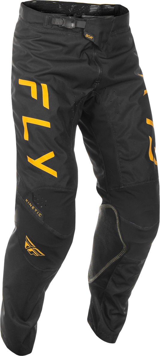 Fly MX25 Kinetic Center Pants - Black Gold