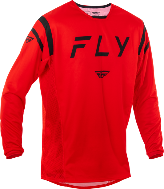 Fly MX25 Kinetic Center Jersey Red - Black