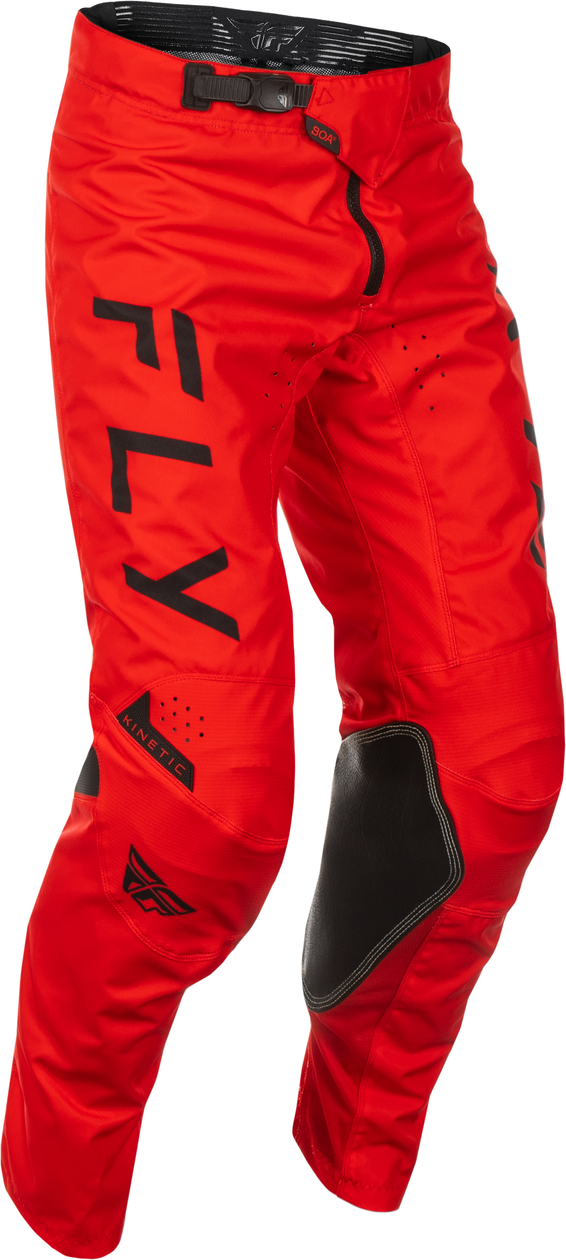 Fly MX25 Kinetic Center Pants Red - Black