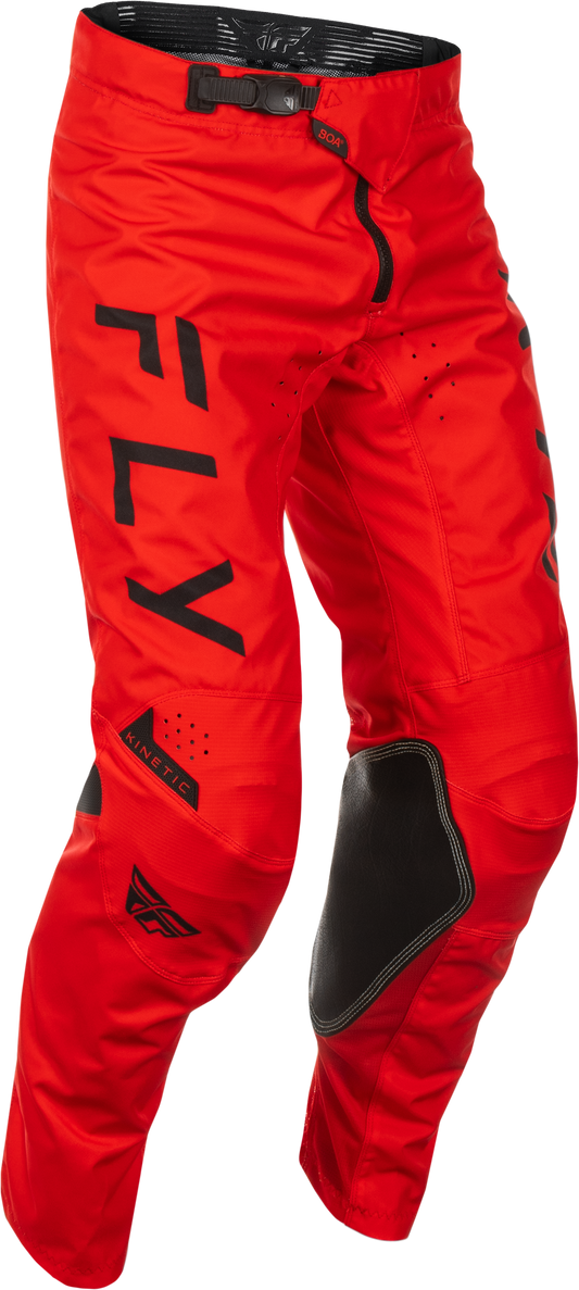 Fly MX25 Kinetic Center Pants Red - Black