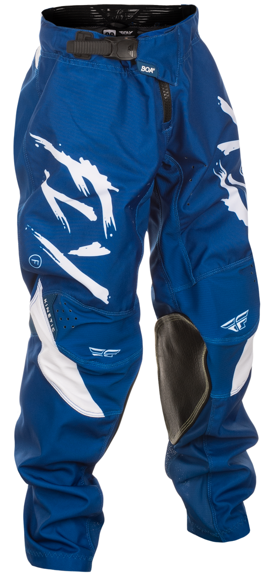 Fly MX25 Youth Kinetic Stoke Pants Navy White
