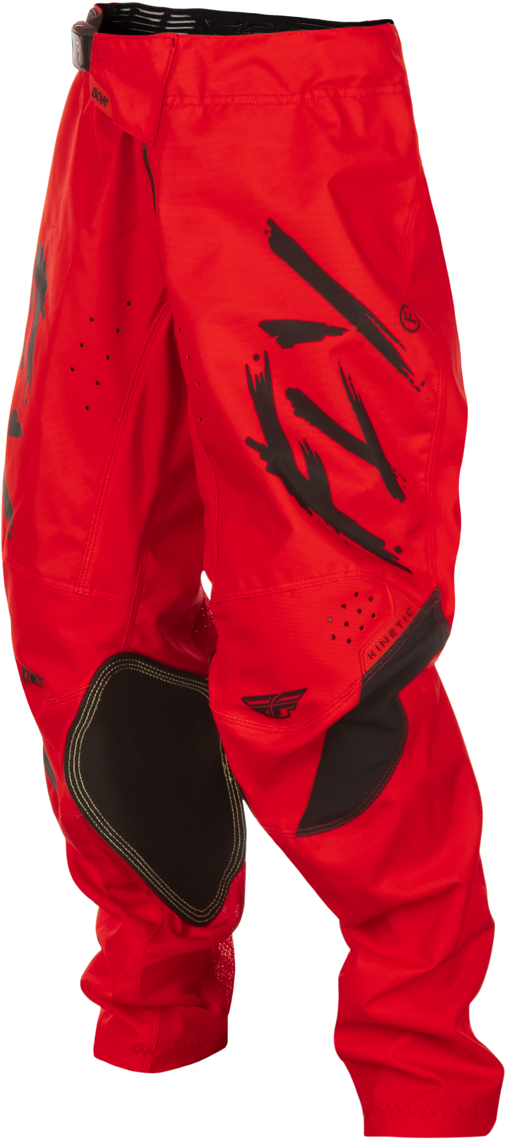 Fly MX25 Youth Kinetic Stoke Pants Red - Black