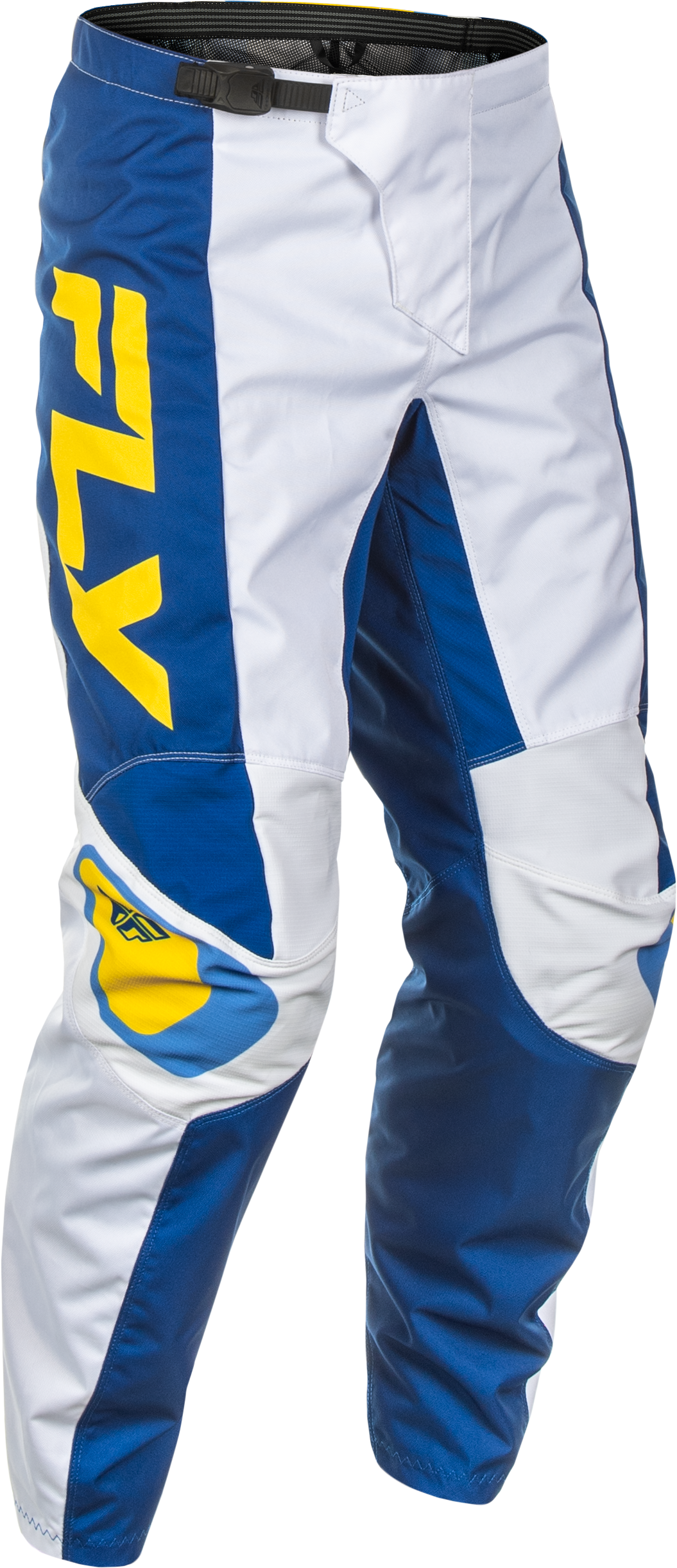 Fly MX25 F-16 Pants White Blue Yellow