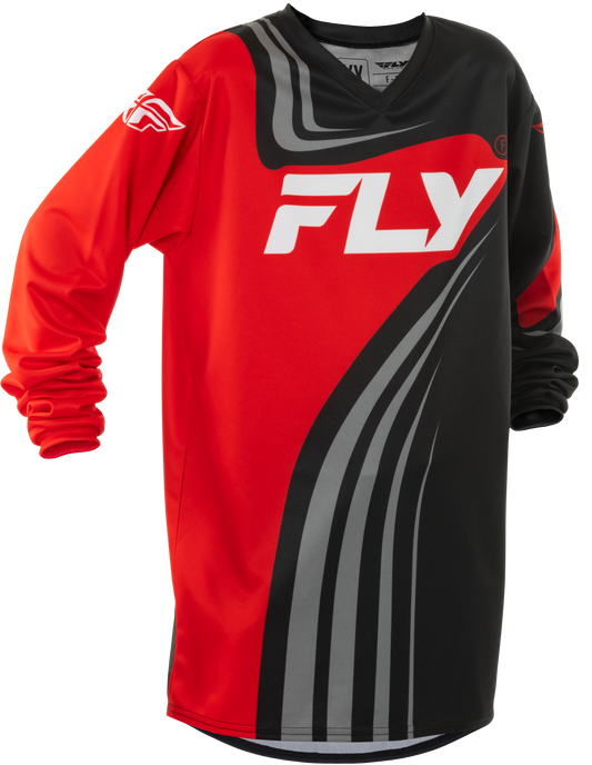 Fly MX25 Youth F-16 Jersey - Black / Red / White