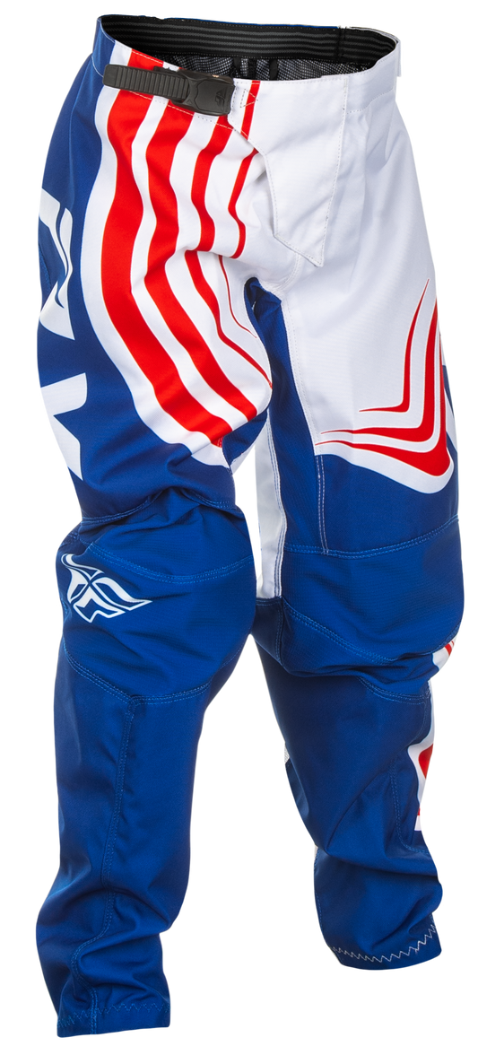 Fly MX25 Youth F-16 Pants Red White Blue