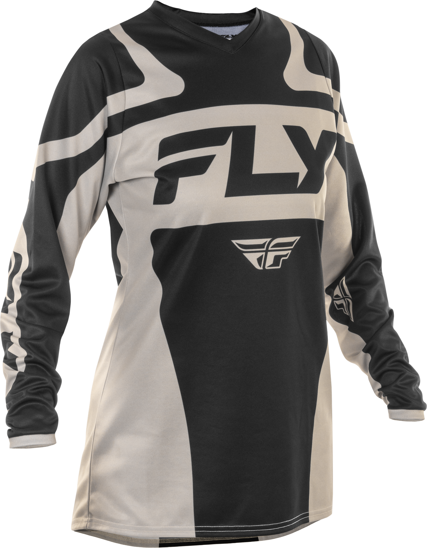 Fly MX25 Women's F-16 Jersey - Black / White
