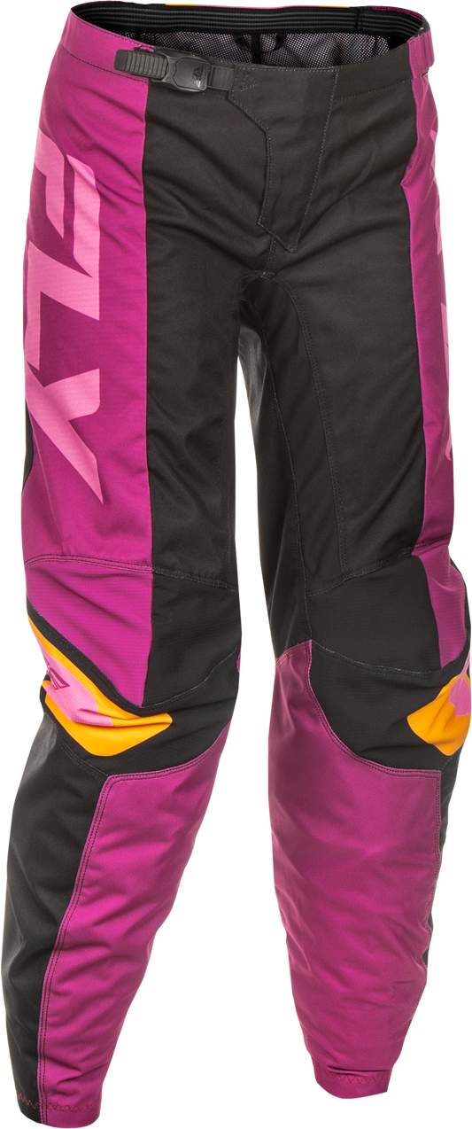 Fly MX25 Women's F-16 Pants Mauve Yellow