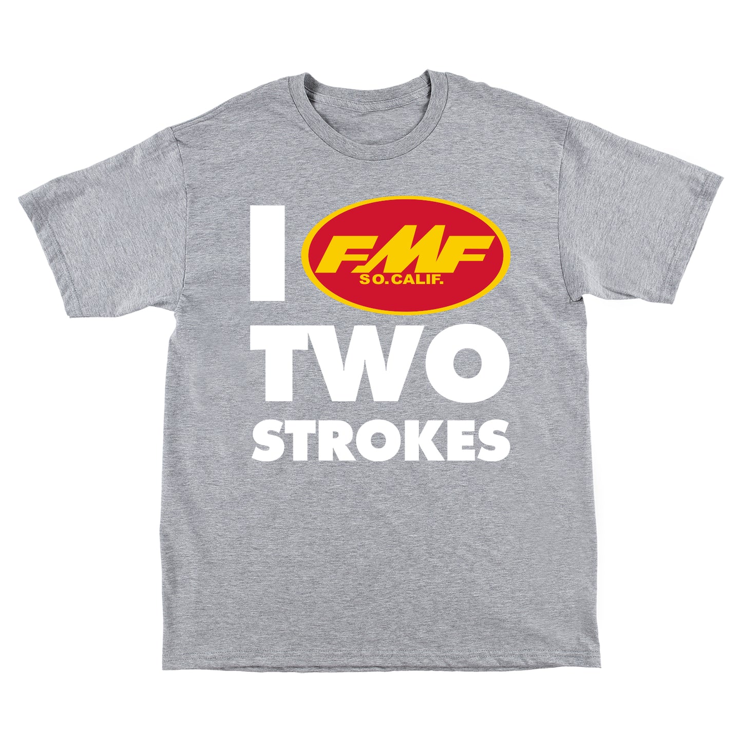 FMF 2 Strokes Tee Grey