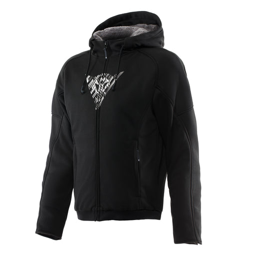 Dainese Bovisa Aramid Armoured Safety Hoodie - Black / White