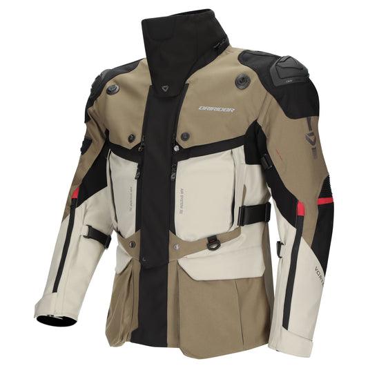 Dririder Vortex Adventure III Jacket - Khaki / Black