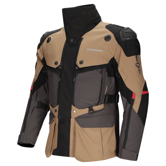 Dririder Vortex Adventure III Jacket - Grey / Brown