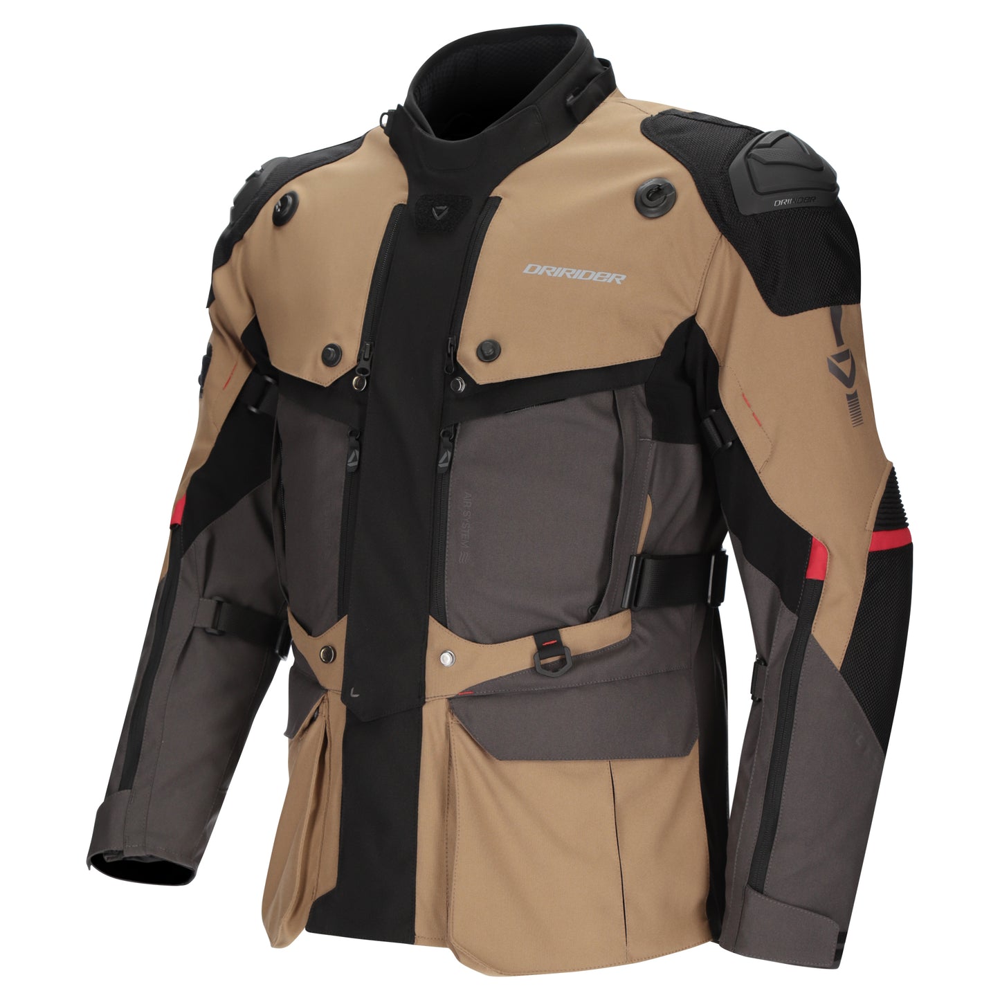 Dririder Vortex Adventure III Jacket - Grey / Brown