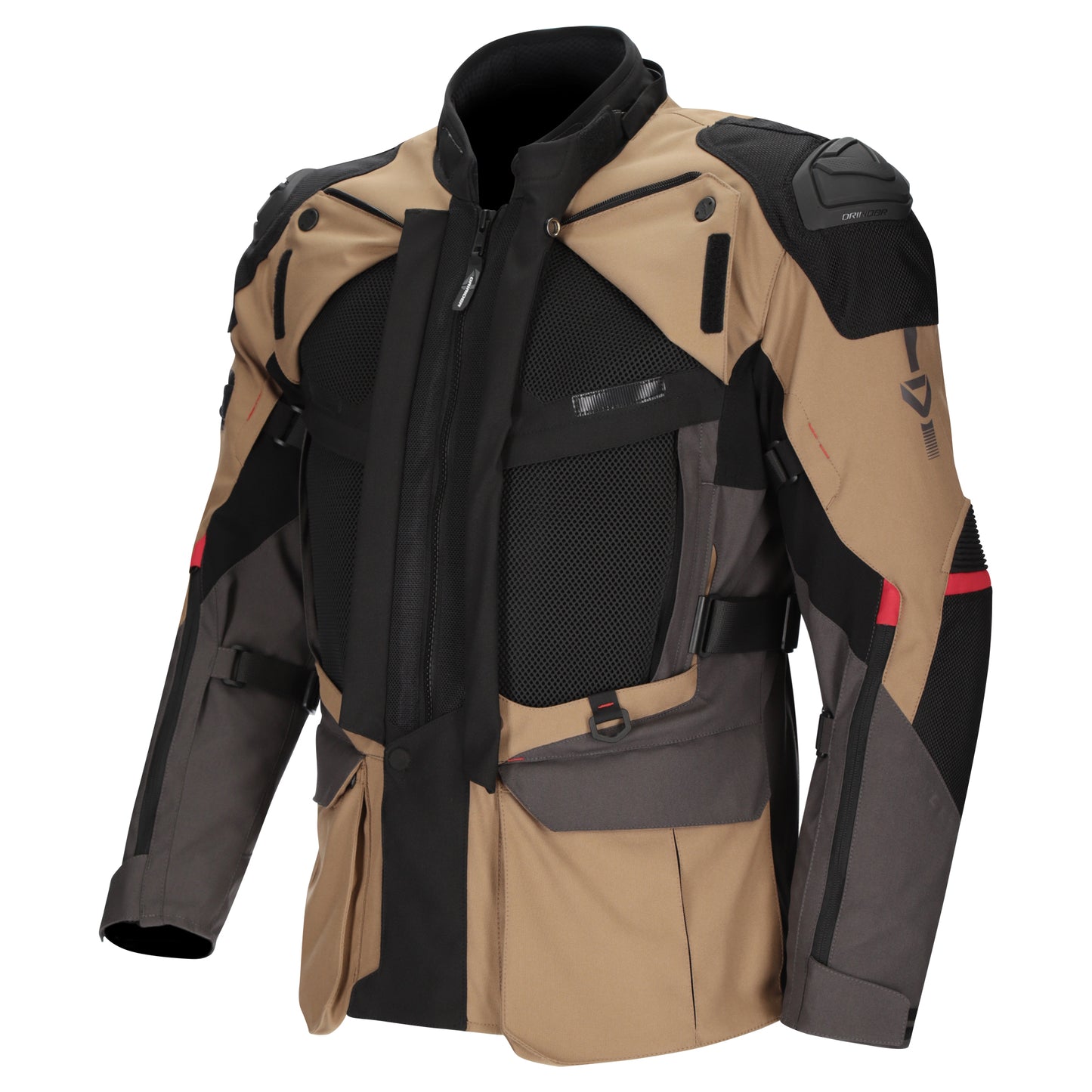 Dririder Vortex Adventure III Jacket - Grey / Brown