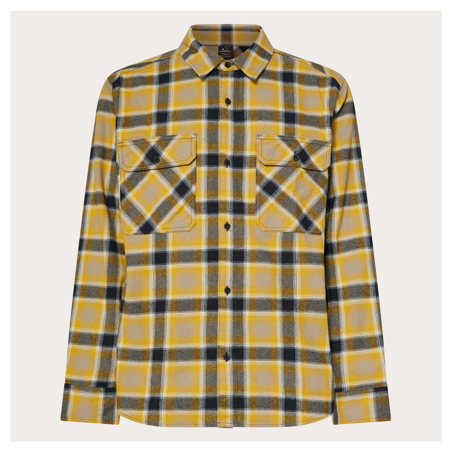 Oakley 90's Plaid Long Sleeve Shirt - Yellow