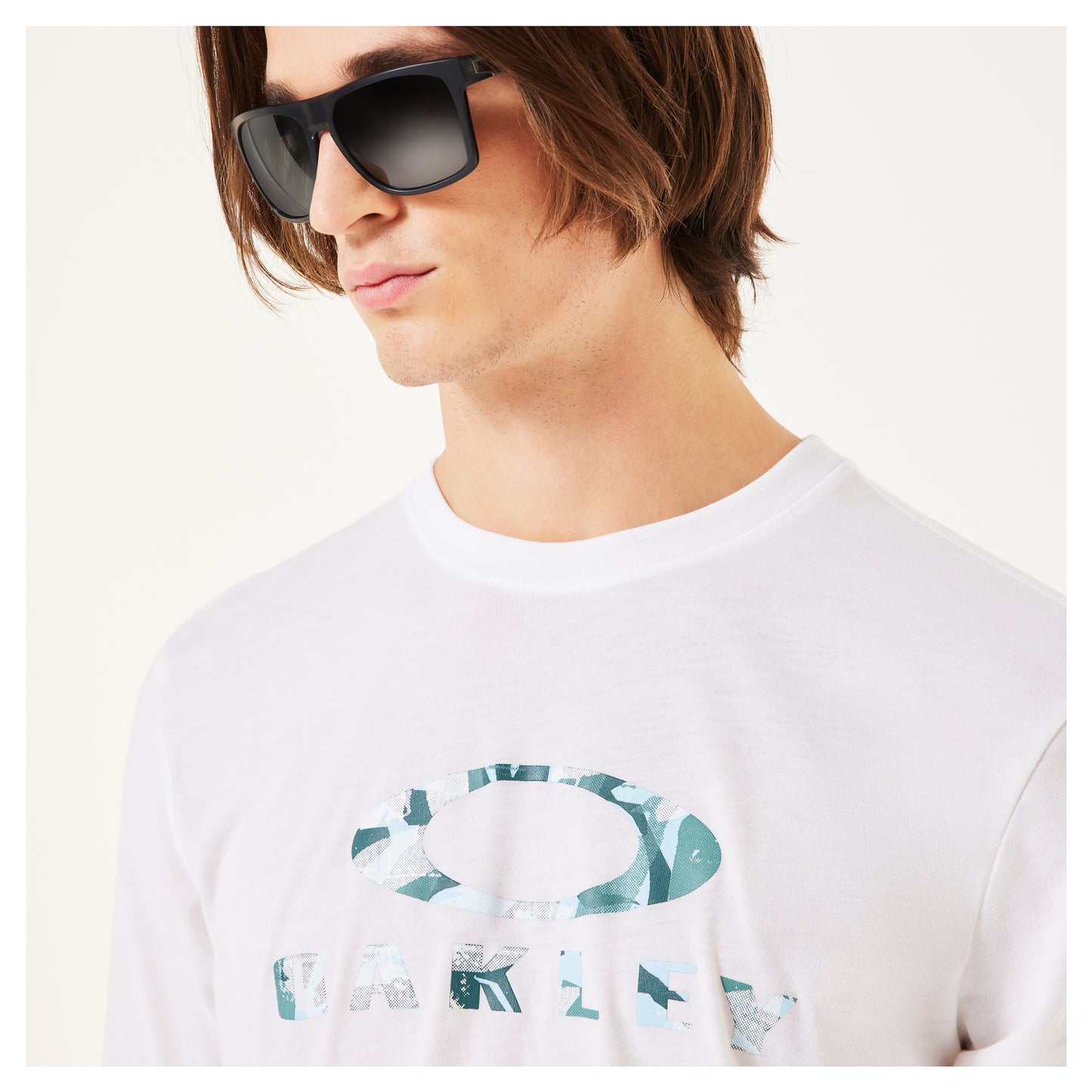 Oakley Bark Sun Tee - White