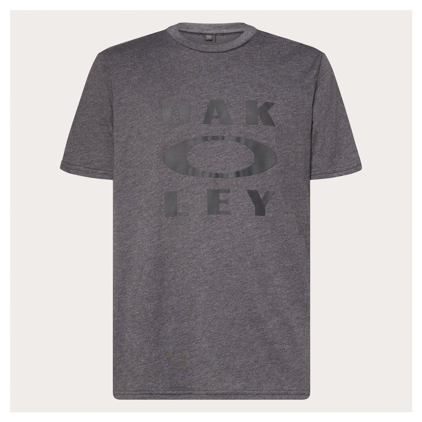 Oakley Bark Ellipse Tee - Grey / Black