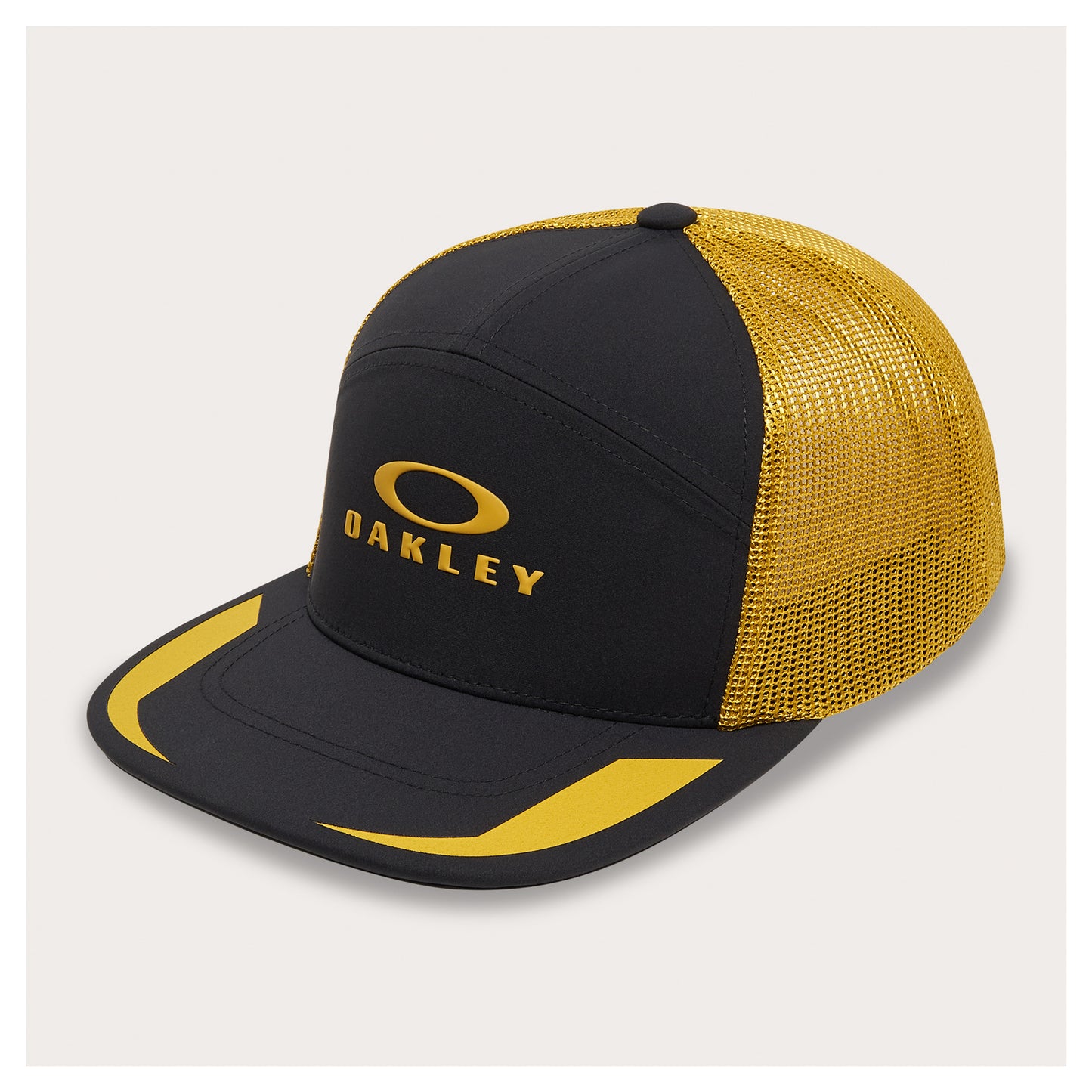 Oakley Podium Trucker Hat - Black / Gold