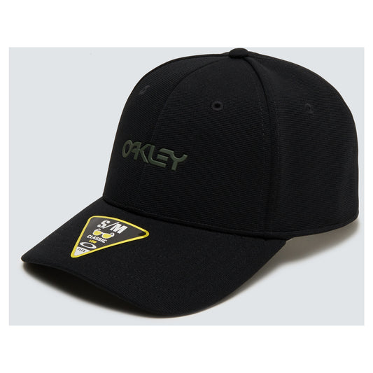 Oakley 6 Panel Stretch Metallic Hat - Black / Green