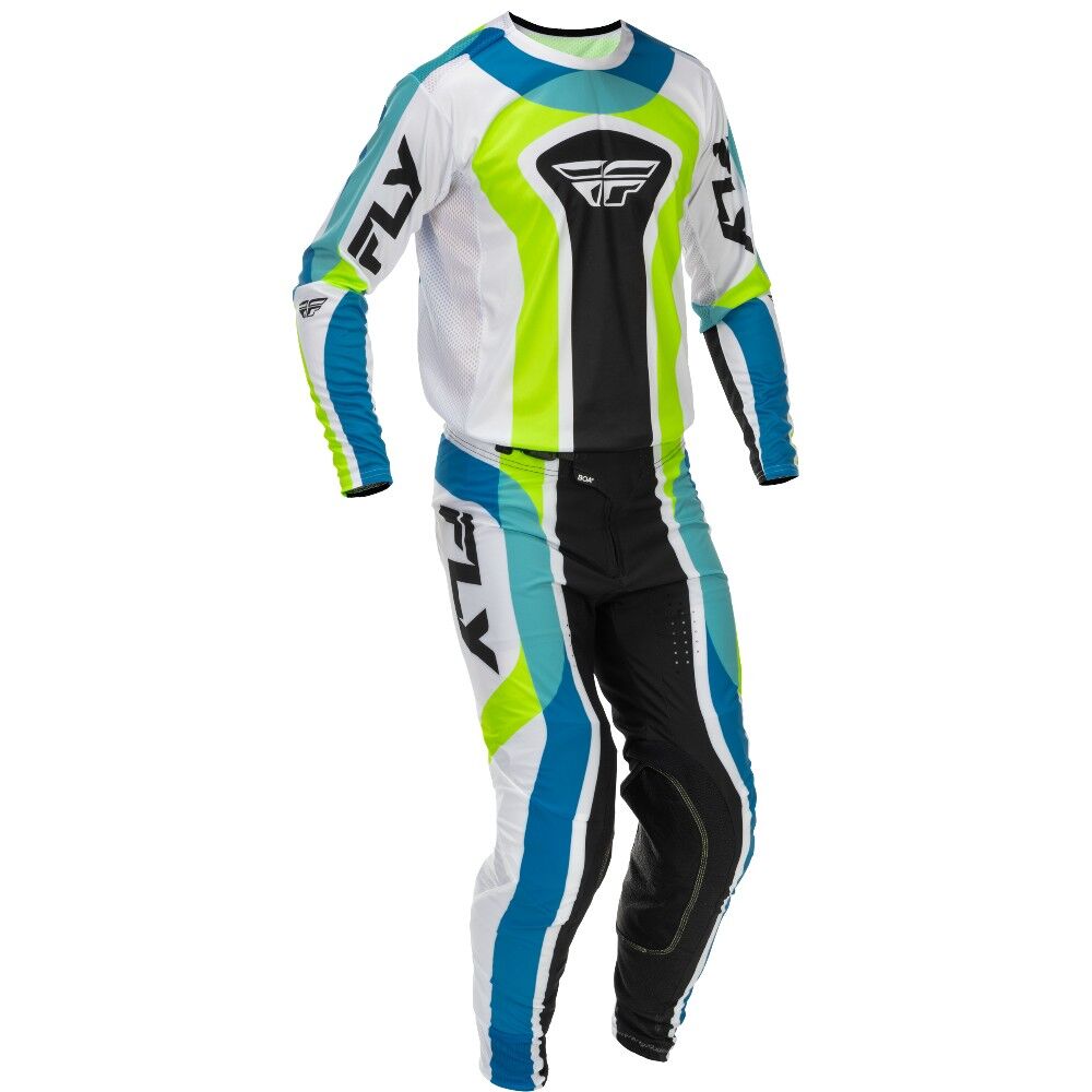 Fly MX26 Lite Limited Edition Jersey & Pants - Lime / Blue
