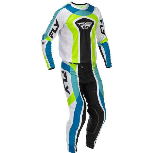 Fly MX26 Lite Limited Edition Jersey & Pants - Lime / Blue