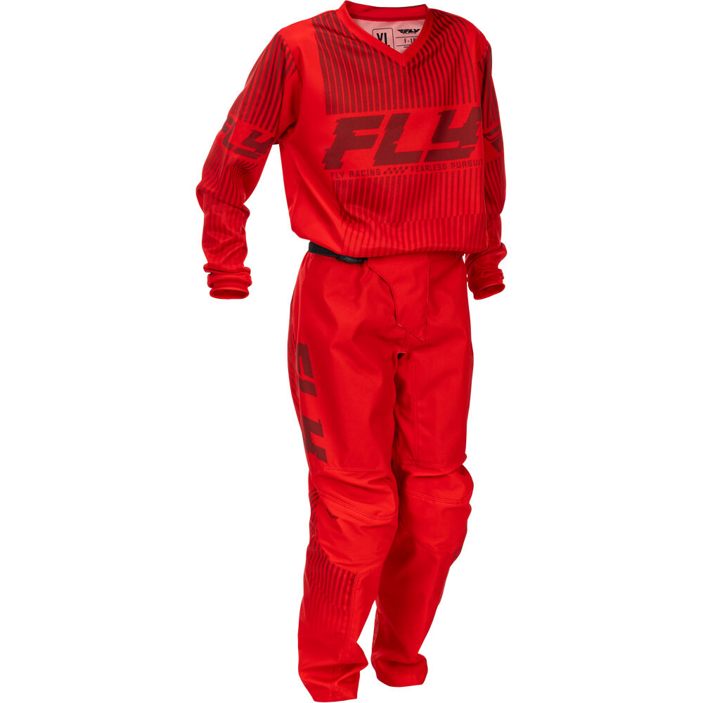 Fly MX26 Youth F-16 Jersey & Pants - Red