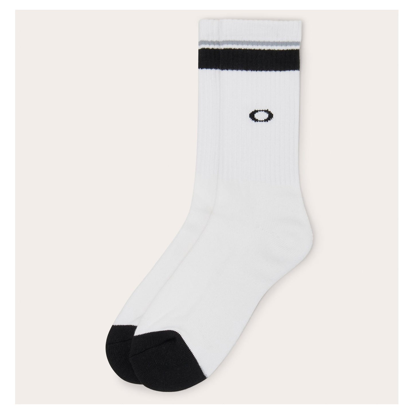 Oakley Essential Socks (3 Pack) - White / Black