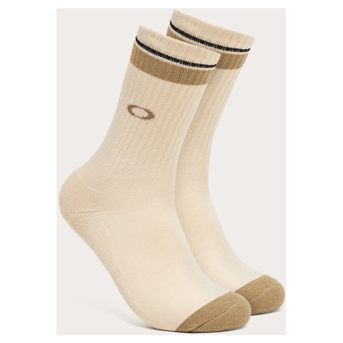Oakley Essential Socks (3 Pack) - White / Brown
