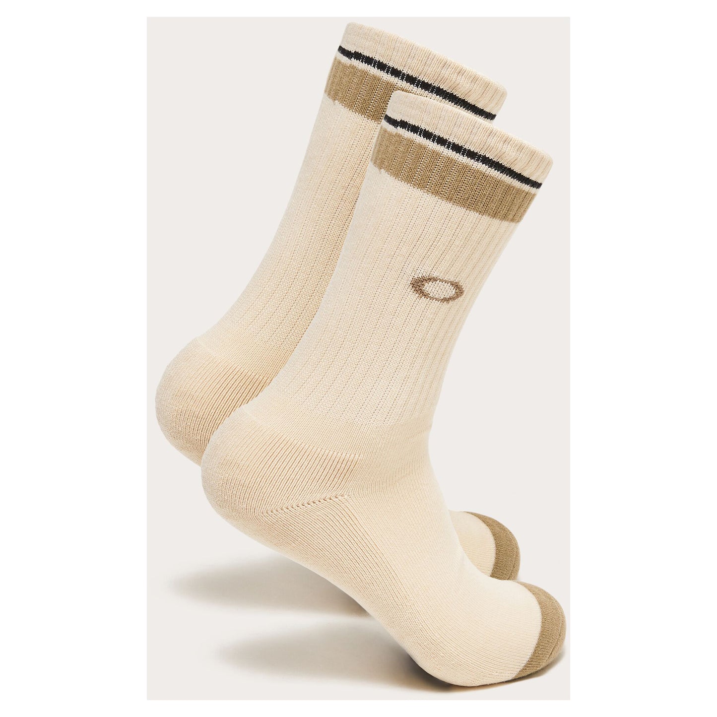 Oakley Essential Socks (3 Pack) - White / Brown