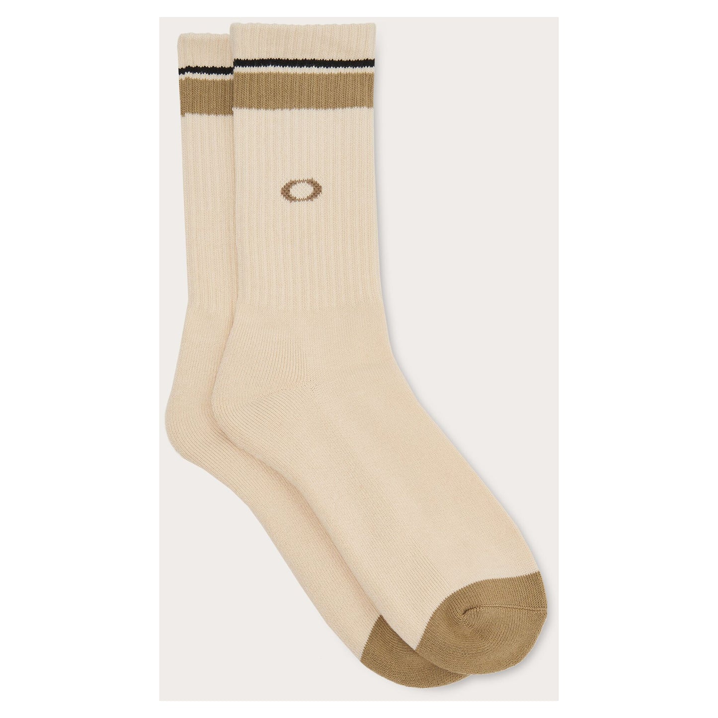 Oakley Essential Socks (3 Pack) - White / Brown