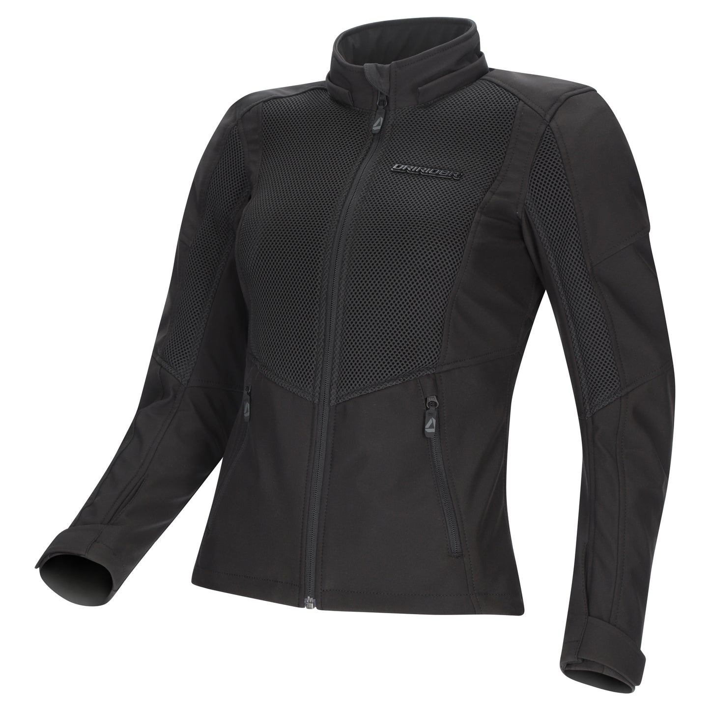 Dririder Women's BLVD II Air Soft Shell Hoody - Black