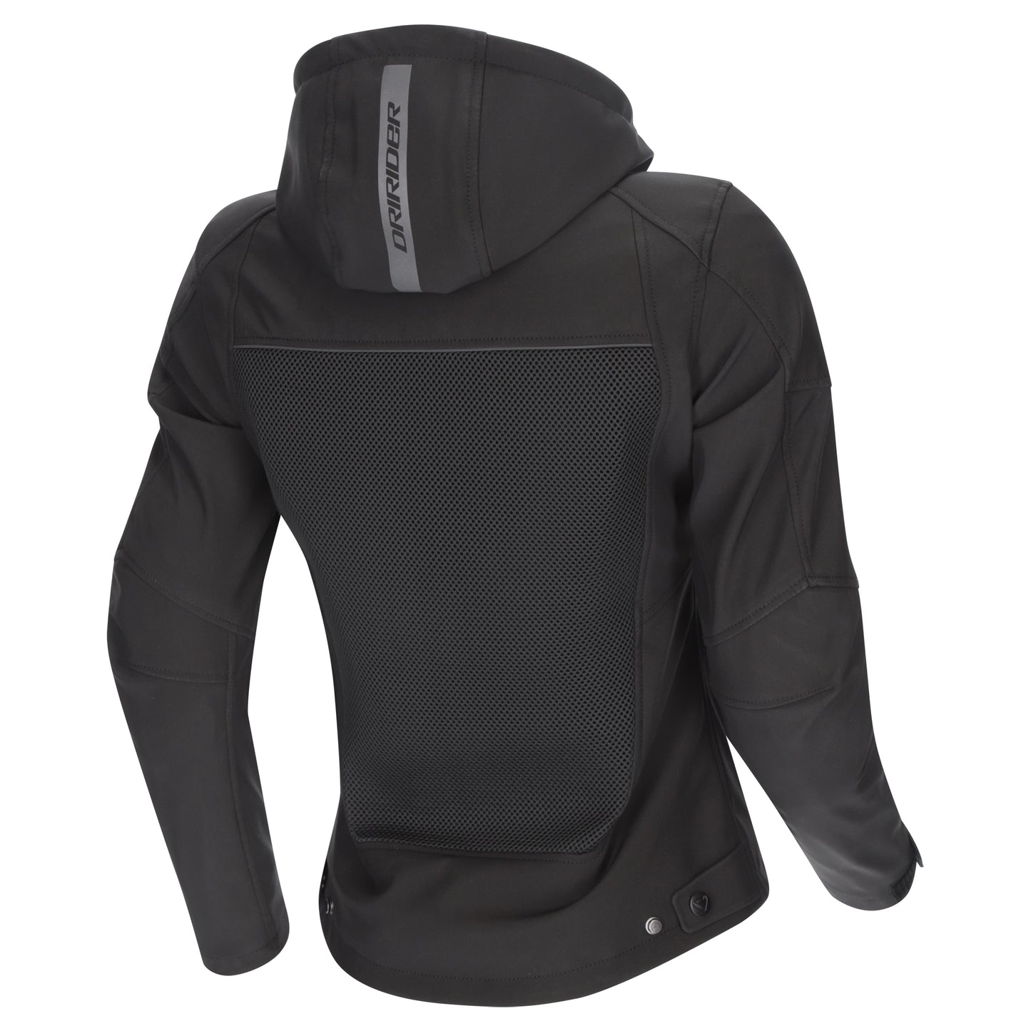 Dririder Women's BLVD II Air Soft Shell Hoody - Black