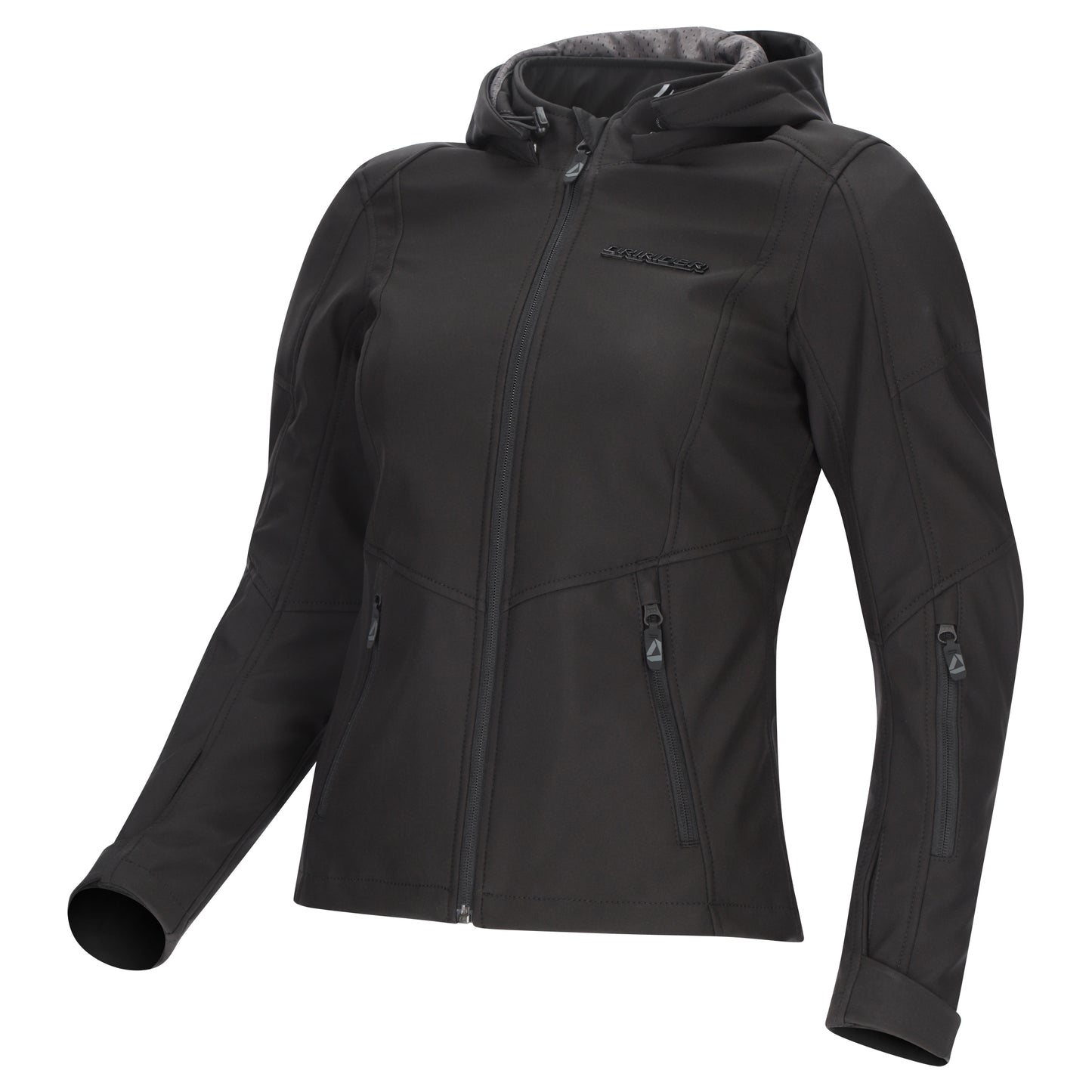 Dririder Women's BLVD II Waterproof Soft Shell Hoody - Black