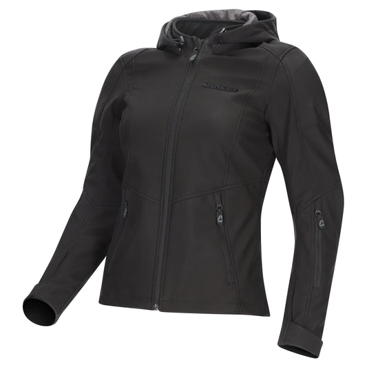 Dririder Women's BLVD II Waterproof Soft Shell Hoody - Black