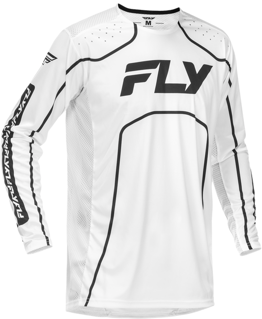 Fly Rayce MTB Jersey - White / Black