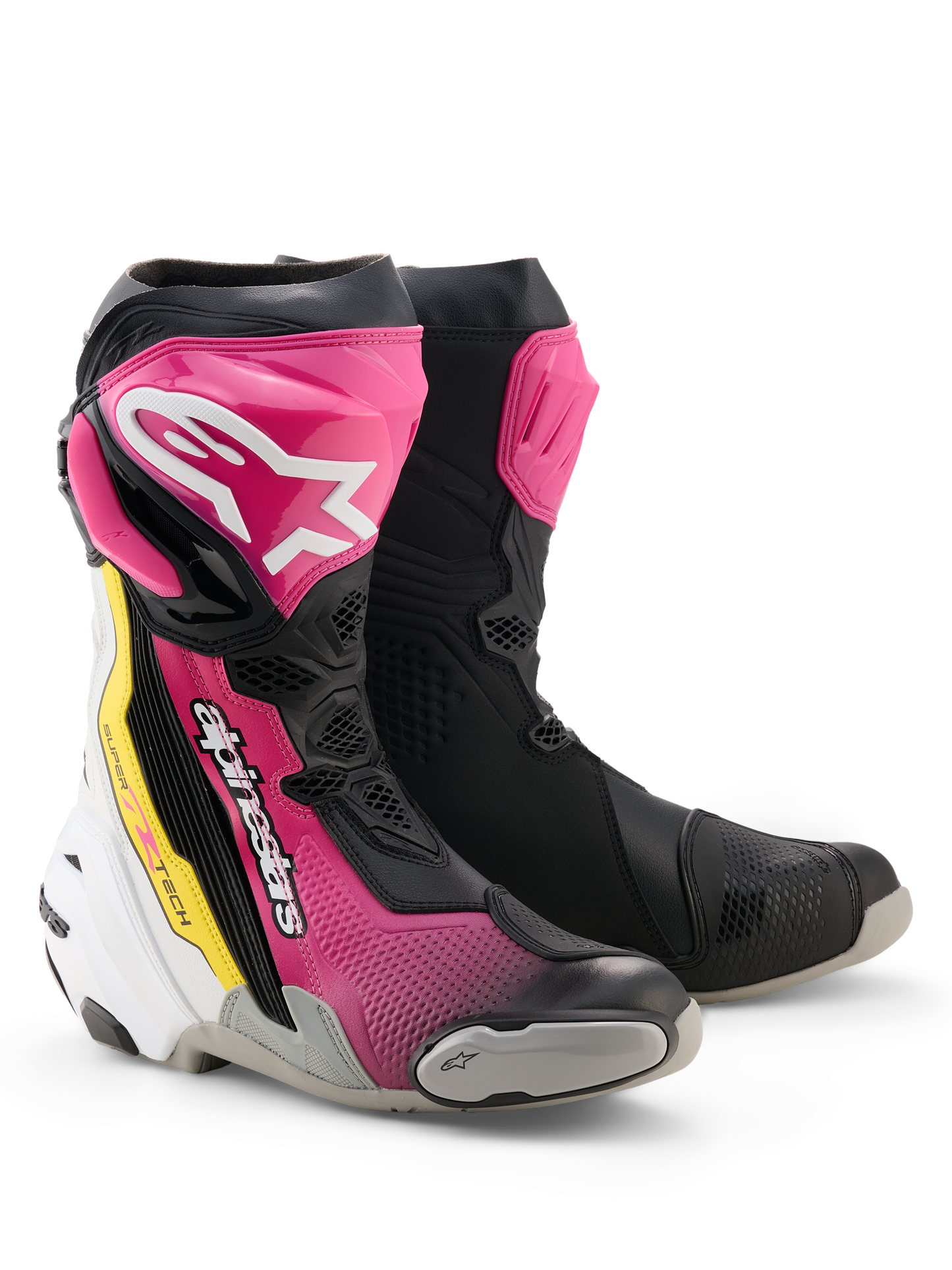 Alpinestars Supertech R V2 Boots - Black / Pink