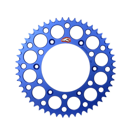 Renthal Ultralight Rear Sprocket Grooved - Blue